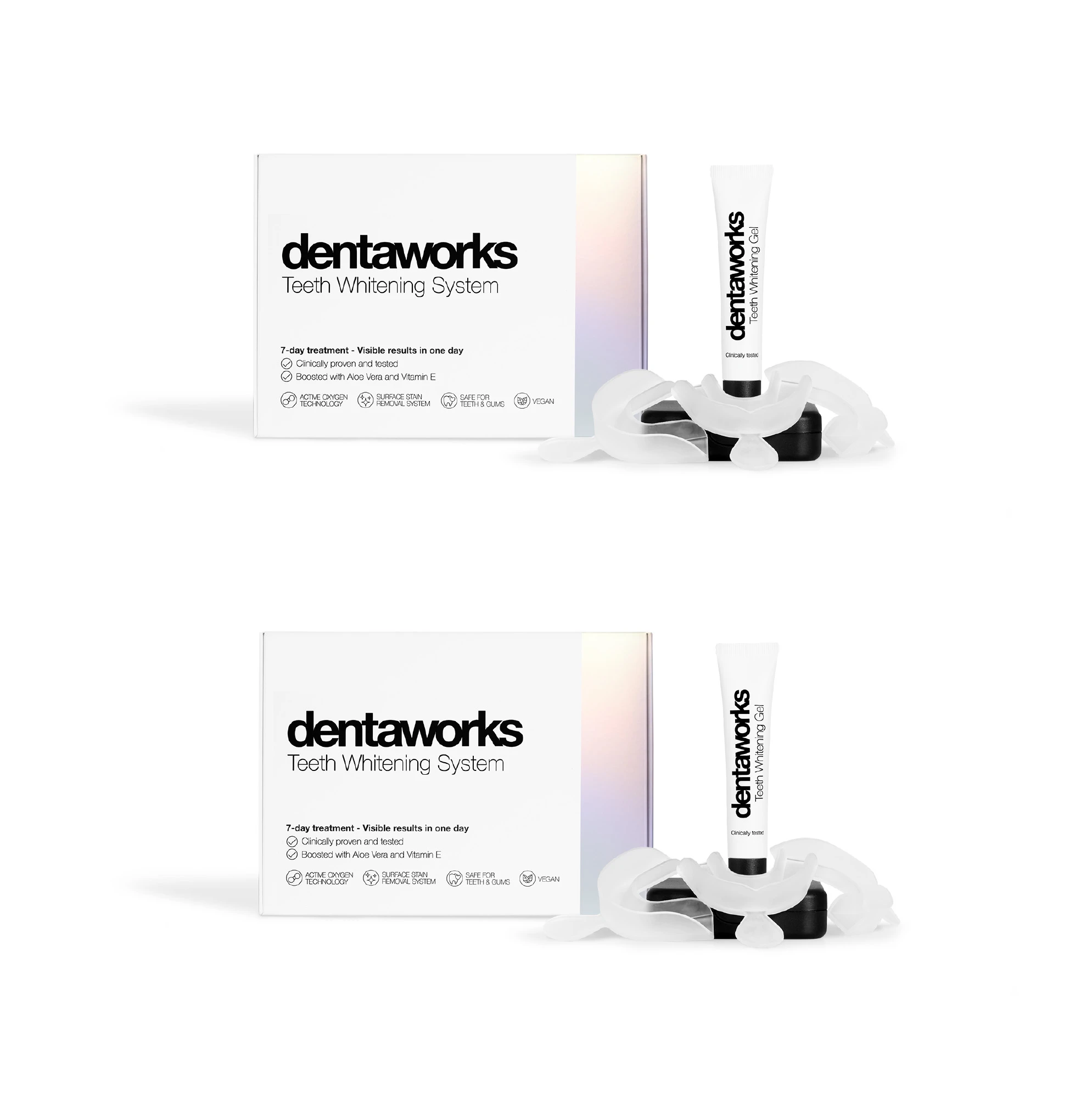 2 x Dentaworks Zahnbleaching